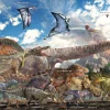 Discount Beverly 80-031 Jigsaw Puzzle Comparing The Size Of Dinosaurs (80 L-Pieces)