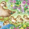 Sale Beverly 66-161 Jigsaw Puzzle Kayomi Harai Mother Ducks And Ducklings Lining Up (600 Pieces)