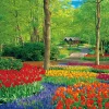 Online Beverly 66-180 Jigsaw Puzzle Keukenhof Flower Garden (600 Pieces)