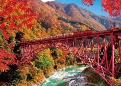 Discount Beverly 66-190 Jigsaw Puzzle Kurobe Gorge Railway During Autumn (600 Pieces)