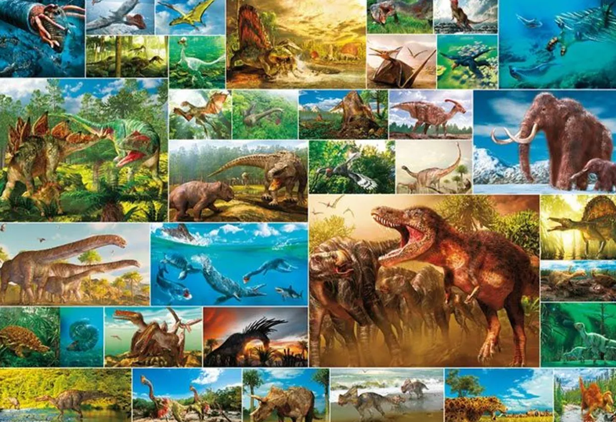 Clearance Beverly 83-098 Jigsaw Puzzle Life Of Dinosaurs (300 Pieces)