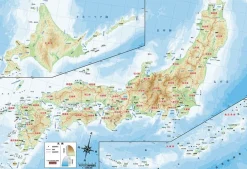 Fashion Beverly 80-026 Jigsaw Puzzle Map Of Japan (80 L-Pieces)