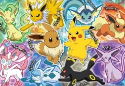 Store Beverly 100-019 Jigsaw Puzzle Pokemon Eevee & Friends (100 L-Pieces)
