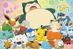 Clearance Beverly 80-034 Jigsaw Puzzle Pokemon Goodnight To Everyone (80 L-Pieces)