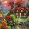 Hot Beverly 31-528 Jigsaw Puzzle Quiet Dusk Scenery By Abraham Hunter (1000 Pieces)