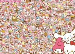 Hot Beverly 66-221 Jigsaw Puzzle Sanrio Let's Look For Our Favorite Sanrio Characters (600 Pieces)
