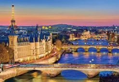Best Beverly 51-285 Jigsaw Puzzle Seine River At Evening In France (1000 Pieces)