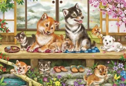 New Beverly 33-210 Jigsaw Puzzle Shiba Inu Porch Time (300 Pieces)