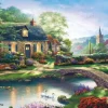 Cheap Beverly 31-501 Jigsaw Puzzle Thomas Kinkade Stoney Creek Cottage (1000 Pieces)