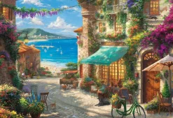 Store Beverly 31-480 Jigsaw Puzzle Thomas Kinkade Italian Cafe In Sicily (1000 Pieces)