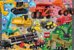 Cheap Beverly 100-020 Jigsaw Puzzle Tomica Construction Vehicles (100 L-Pieces)