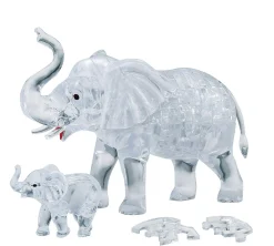 Shop Beverly Crystal 3D Puzzle 486503 Elephant Clear (46 Pieces)