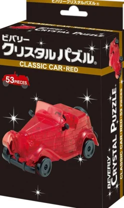 Best Beverly Crystal 3D Puzzle 486855 Red Classic Car