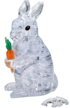 Hot Beverly Crystal 3D Puzzle 486589 Rabbit Clear (43 Pieces)