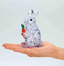 Hot Beverly Crystal 3D Puzzle 486589 Rabbit Clear (43 Pieces)