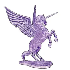 Clearance Beverly Crystal 3D Puzzle 487043 Unicorn Purple (43 Pieces)