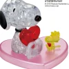 Clearance Beverly Crystal 3D Puzzle 50248 Peanuts Snoopy Hugging Heart (31 Pieces)