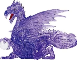 Clearance Beverly Crystal 3D Puzzle 487029 Dragon Purple (56 Pieces)