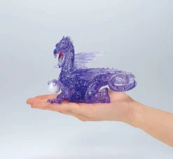 Clearance Beverly Crystal 3D Puzzle 487029 Dragon Purple (56 Pieces)