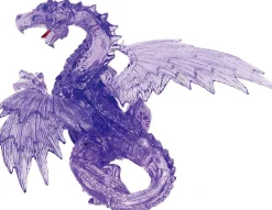 Clearance Beverly Crystal 3D Puzzle 487029 Dragon Purple (56 Pieces)