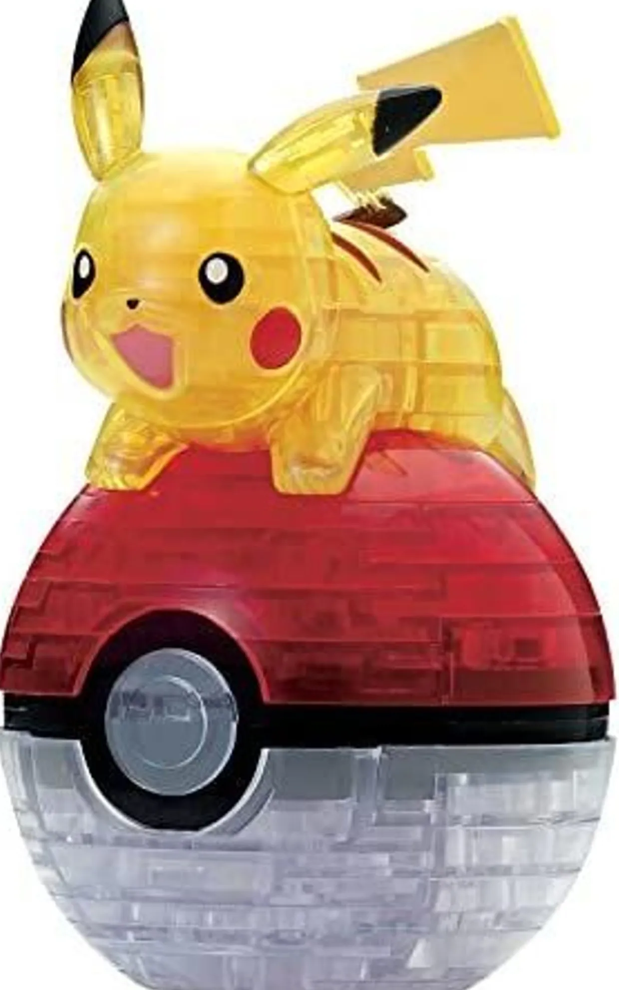 New Beverly Crystal 3D Puzzle Pokemon Pikachu Monster Ball (61 Pieces)