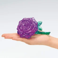 Discount Beverly Crystal 3D Puzzle 50254 Purple Rose Flower (44 Pieces)
