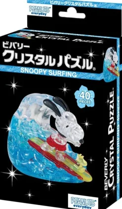 Outlet Beverly Crystal 3D Puzzle Snoopy Surfing (40 Pieces)