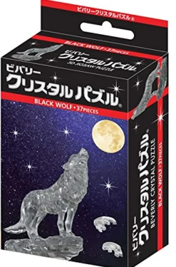 Sale Beverly Crystal 3D Puzzle 486022 Wolf Black (37 Pieces)