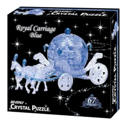 Fashion Beverly Crystal 3D Puzzle Royal Carriage Blue (67 Pieces)