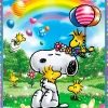 Cheap Beverly Crystal Jigsaw Puzzle Cjp-044 Peanuts Snoopy Rainbow Park (165 Pieces)