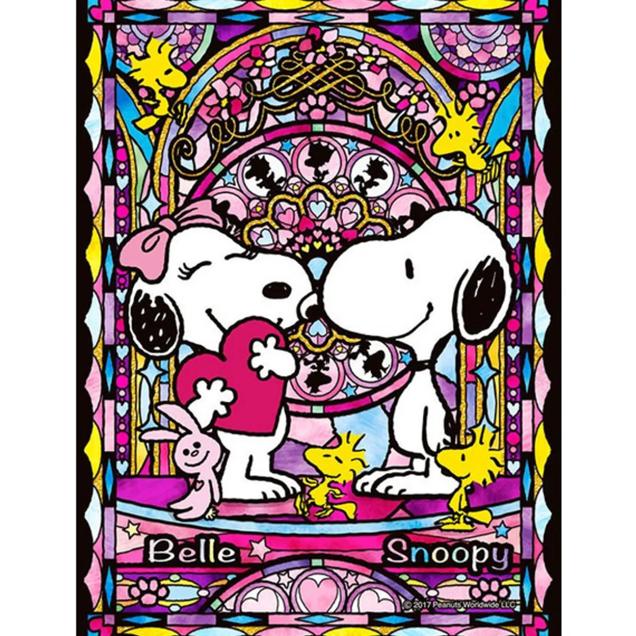 Clearance Beverly Crystal Jigsaw Puzzle Cjp-051 Peanuts Snoopy & Belle (165 Pieces)