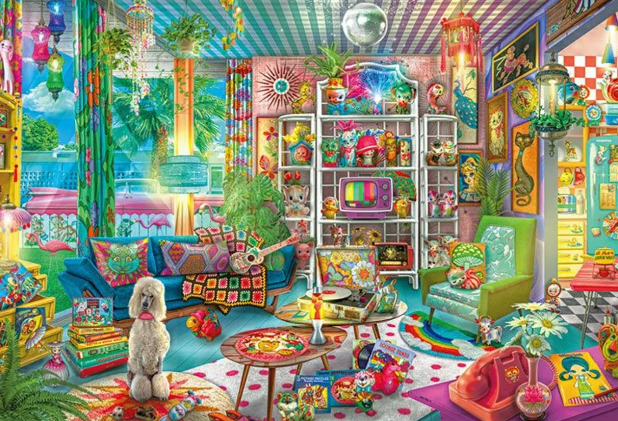 Discount Beverly Jigsaw Puzzle 31-511 Aimee Stewart Kitschy Cute (1000 Pieces)