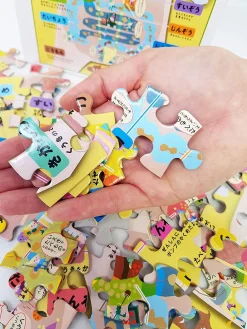 Best Beverly Jigsaw Puzzle 80-005 Body Parts (80 L-Pieces)