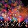 Fashion Beverly Jigsaw Puzzle 83-087 Glow In The Dark Fireworks In Nagaoka (300 Pieces)