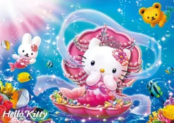 Discount Beverly Jigsaw Puzzle 108-811 Hello Kitty Mermaid Princess Jigsaw (108 Pieces)