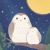 Hot Beverly Jigsaw Puzzle 108-803 Japanese Art Owl (108 Pieces)