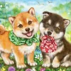Sale Beverly Jigsaw Puzzle 66-133 Japanese Shiba Puppies (600 Pieces)