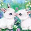 Cheap Beverly Jigsaw Puzzle 66-131 Kayomi Harai Rabbits In Love (600 Pieces)
