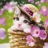 Online Beverly Jigsaw Puzzle 83-102 Kitty Cat My Hat By Nagaoka Taku (300 Pieces)