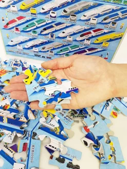 Clearance Beverly Jigsaw Puzzle 80-004 Plarail Shinkansen (80 L-Pieces)