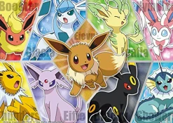 Cheap Beverly Jigsaw Puzzle 100-014 Pokemon Eevee (Eievui) & Friends (100 L-Pieces)
