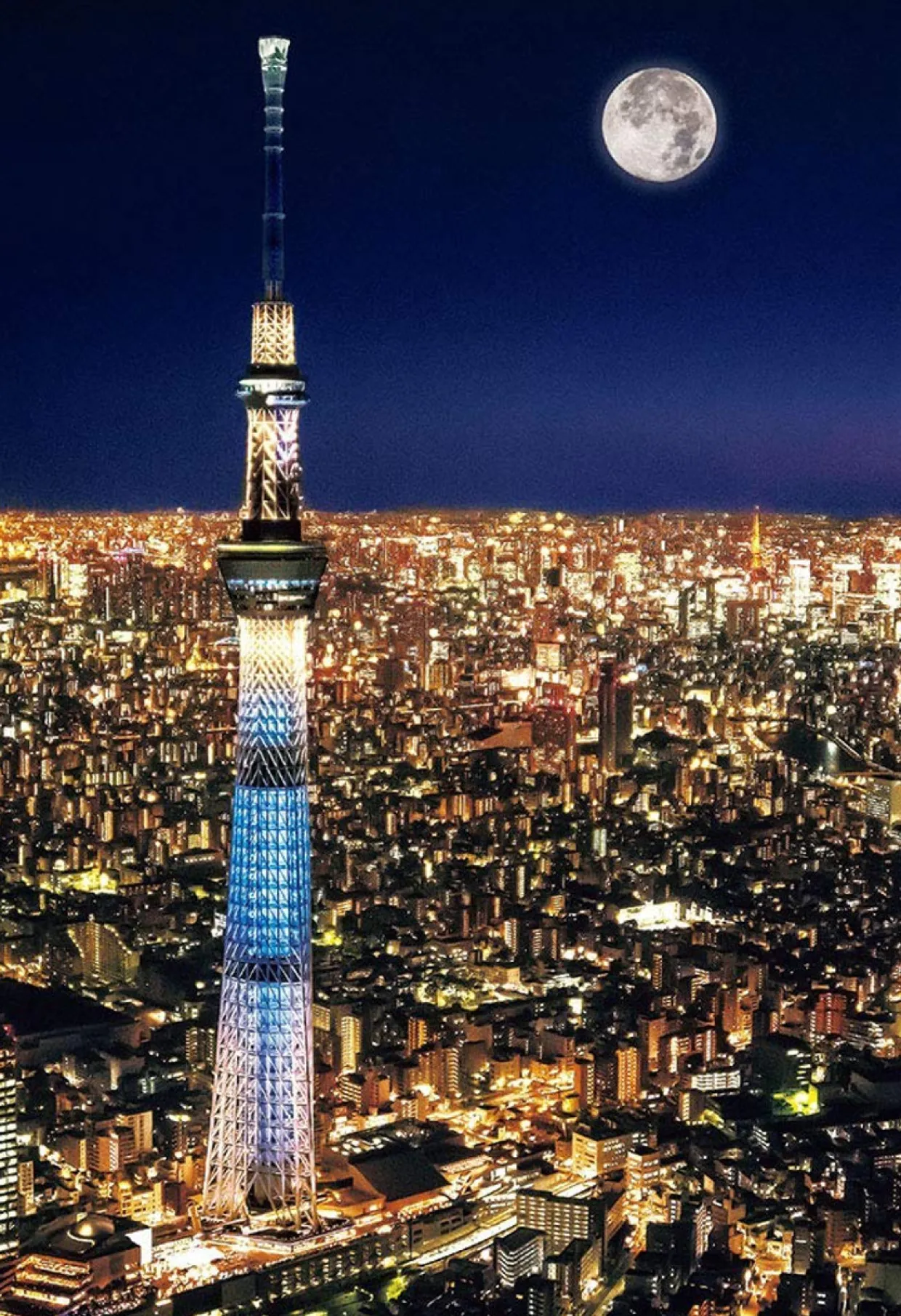 Cheap Beverly Jigsaw Puzzle 93-146 Tokyo Sky Tree Night View (300 Pieces)