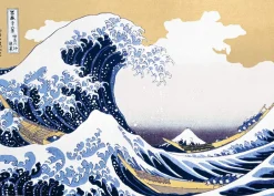 New Beverly Jigsaw Puzzle 66-141 Waves In Fuji Togashi 36 Scenes Off The Coast Of Kanagawa (600 Pieces)