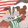 Outlet Beverly Jigsaw Puzzle L74-156 The Bear's School Taking Care Of Milk (150 L-Pieces)