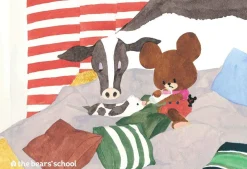 Outlet Beverly Jigsaw Puzzle L74-156 The Bear's School Taking Care Of Milk (150 L-Pieces)