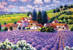 New Beverly Jigsaw Puzzle M81-550 Diane Monet Peaceful Village (1000 S-Pieces)