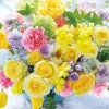 New Beverly Jigsaw Puzzle M81-582 Innocent Heart Bright Flower (1000 S-Pieces)