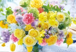 New Beverly Jigsaw Puzzle M81-582 Innocent Heart Bright Flower (1000 S-Pieces)