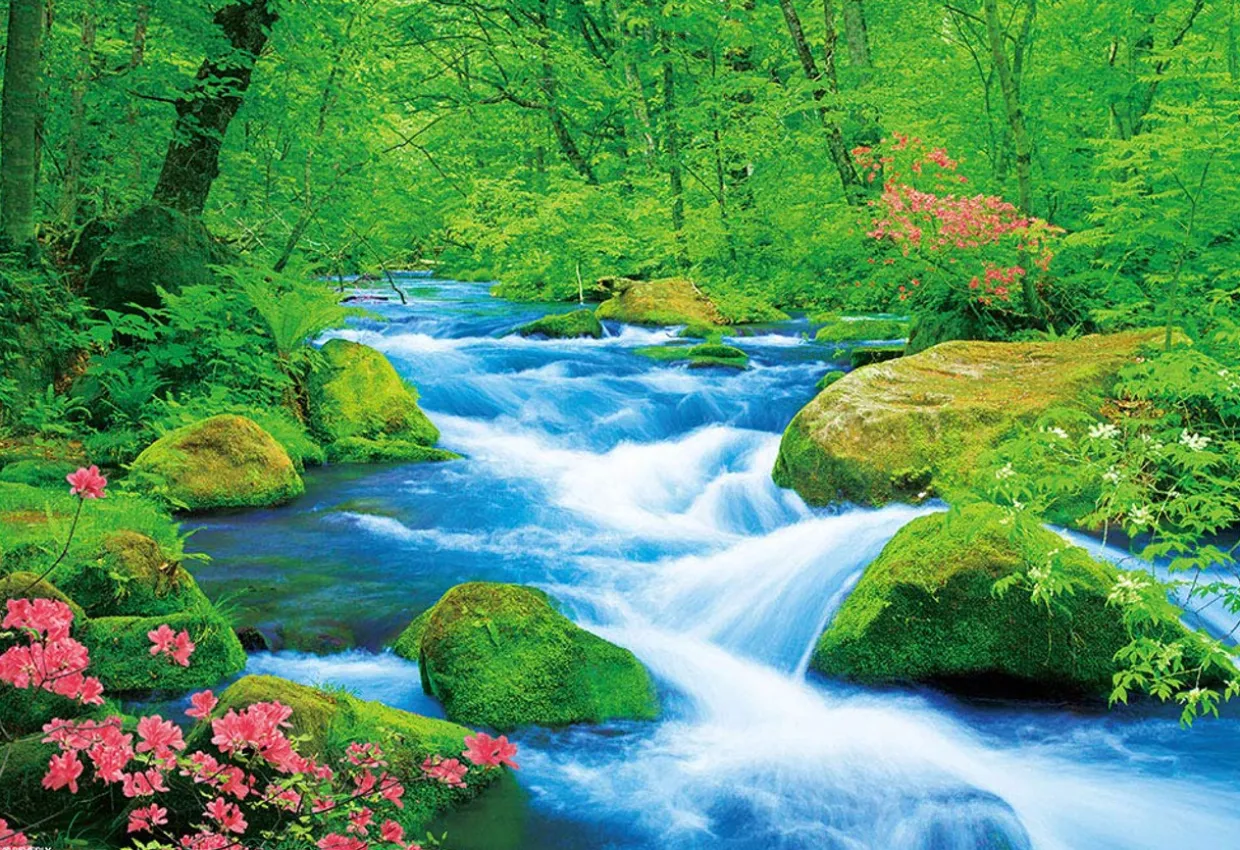 Store Beverly Jigsaw Puzzle M81-574 Oirasekeiryuu Stream (1000 S-Pieces)