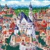 Cheap Beverly M81-622 Jigsaw Puzzle Famous Areas In Germany (1000 S-Pieces)